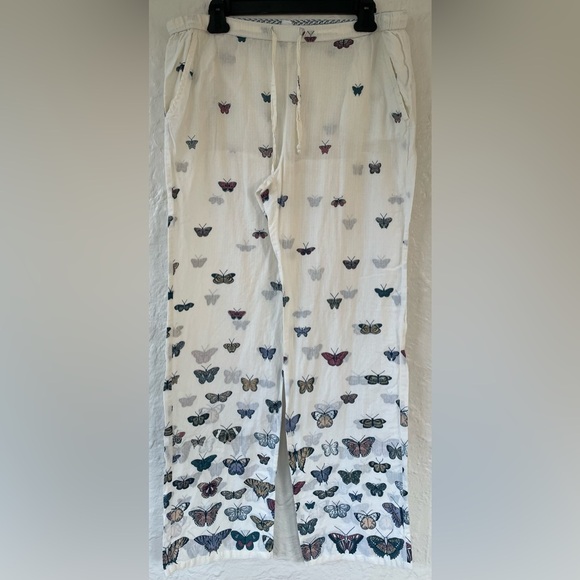 lilka Other - Butterfly 100% cotton pajama/lounge pants, drawstring waist, pockets: size M